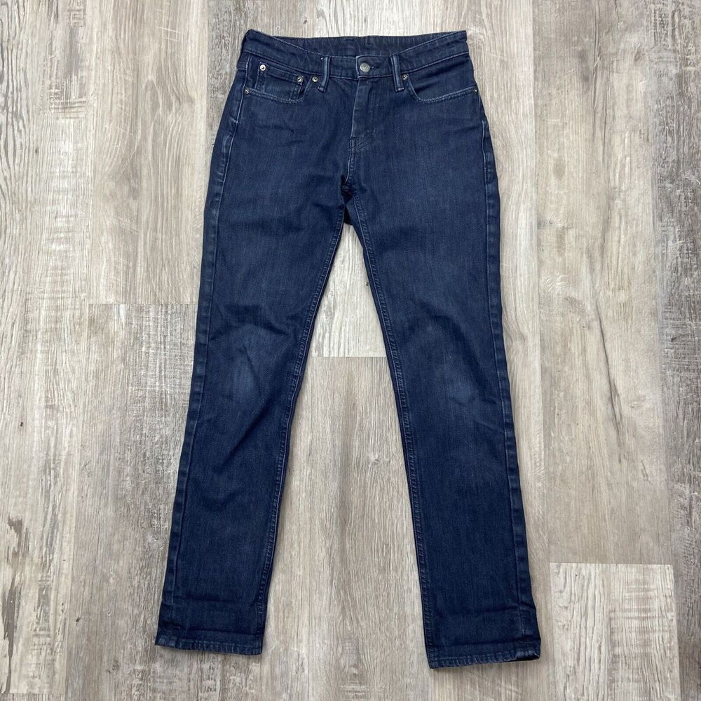 Levis 511 Jeans Men 29x32 Dark Blue Denim Commuter Cycling Reflective